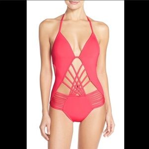 Kenneth Cole macrame one piece large